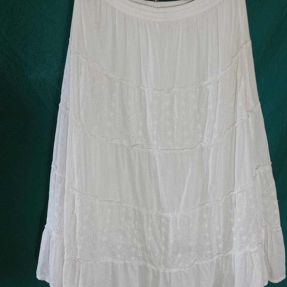 White skirt